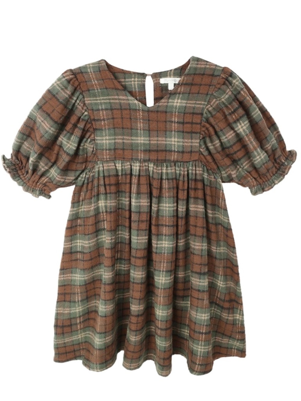 Rylee + Cru Jolene Dress in Holiday Plaid 2-3y LIKE NEW